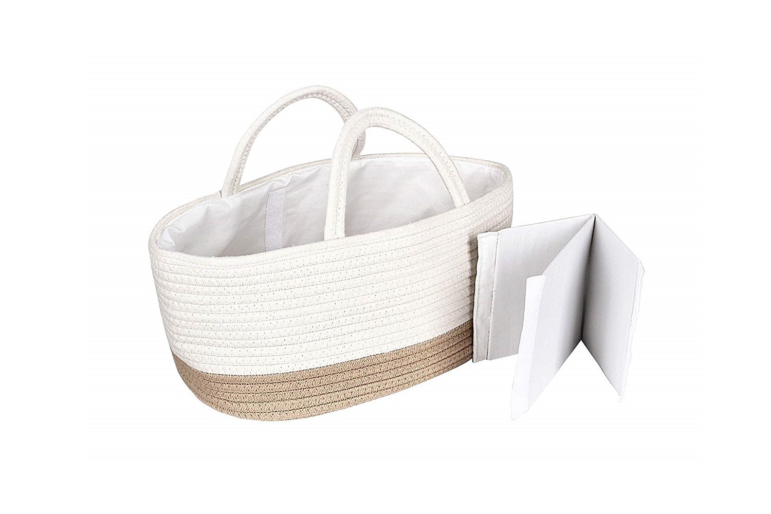 Diaper Caddy, Cotton Rope Storage Basket